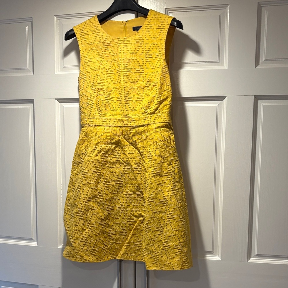 J. Crew Vibrant Yellow Mini Dress